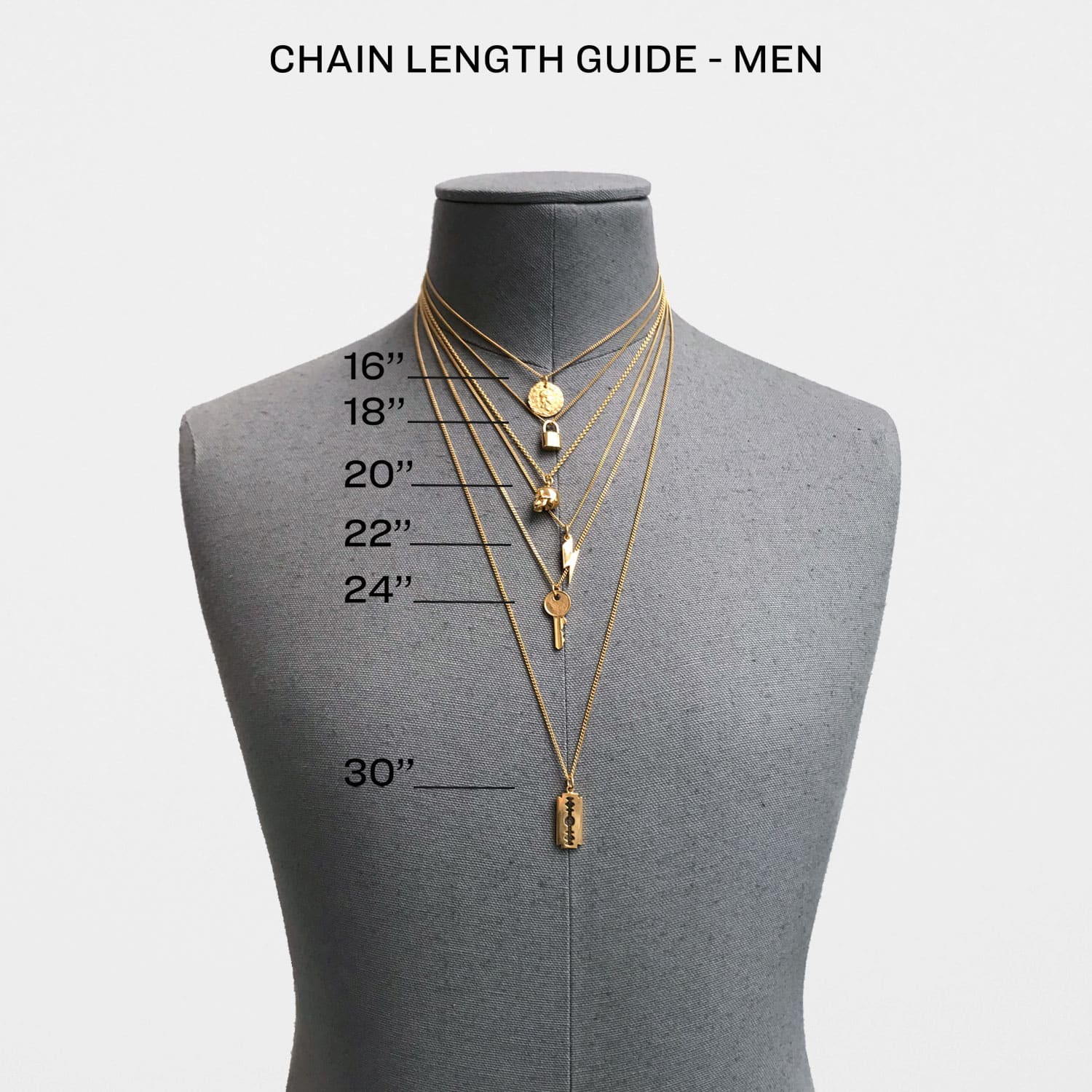 How To Layer Chains – For Him – Pendant and Ring