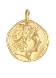 Demeter Coin Pendant Gold