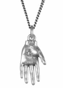 Hand Mystery Necklace Silver
