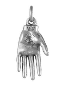 Hand Mystery Pendant Silver
