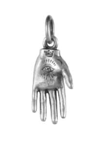 Hand Mystery Pendant Silver