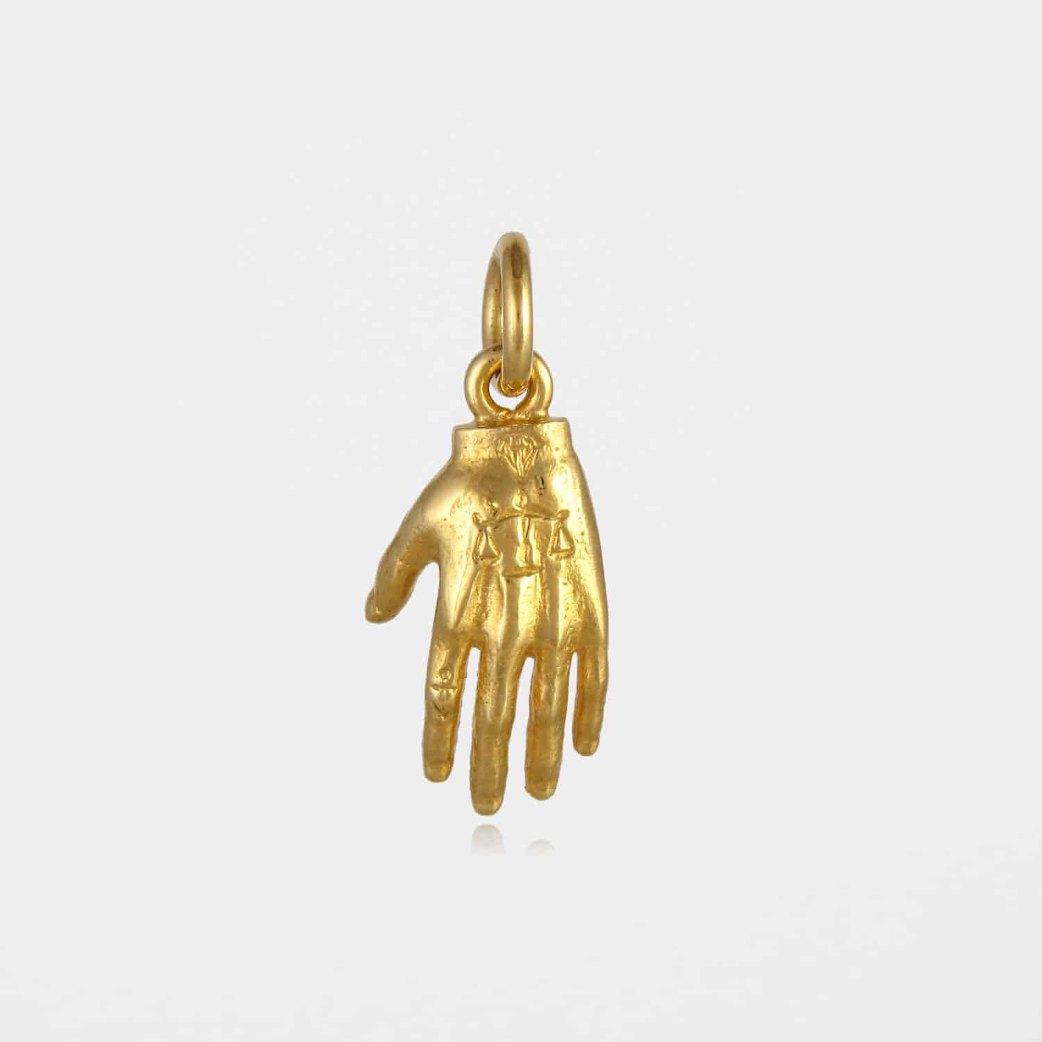 Small Hand of Mystery Pendant Gold Vermeil | Sterling Silver & Gold ...