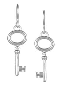 KEY-ERINGS-SIL-2-214x300 Key Earrings Silver