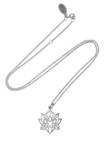 Lotus Necklace Silver