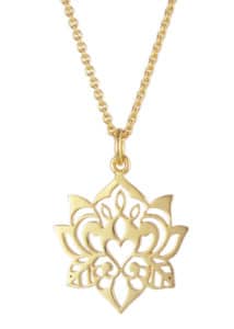 LOTUS-NLACE-YG-UP-1-214x300 Dominique Holmes Lotus Necklace Gold