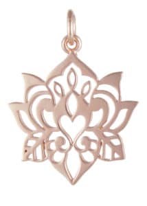 Lotus Pendant Rose Gold