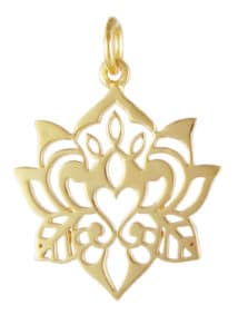 Lotus Pendant Gold