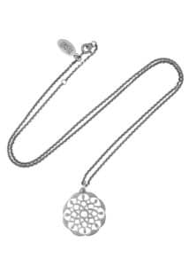 MANDALA-ANT-SIL-F-TRACE-FLAT-1-214x300 Dominique Holmes Mandala Necklace Silver
