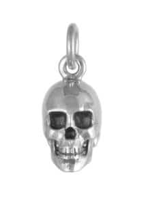 Large Skull Pendant Silver