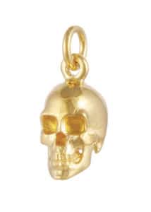 Large Skull Pendant Gold