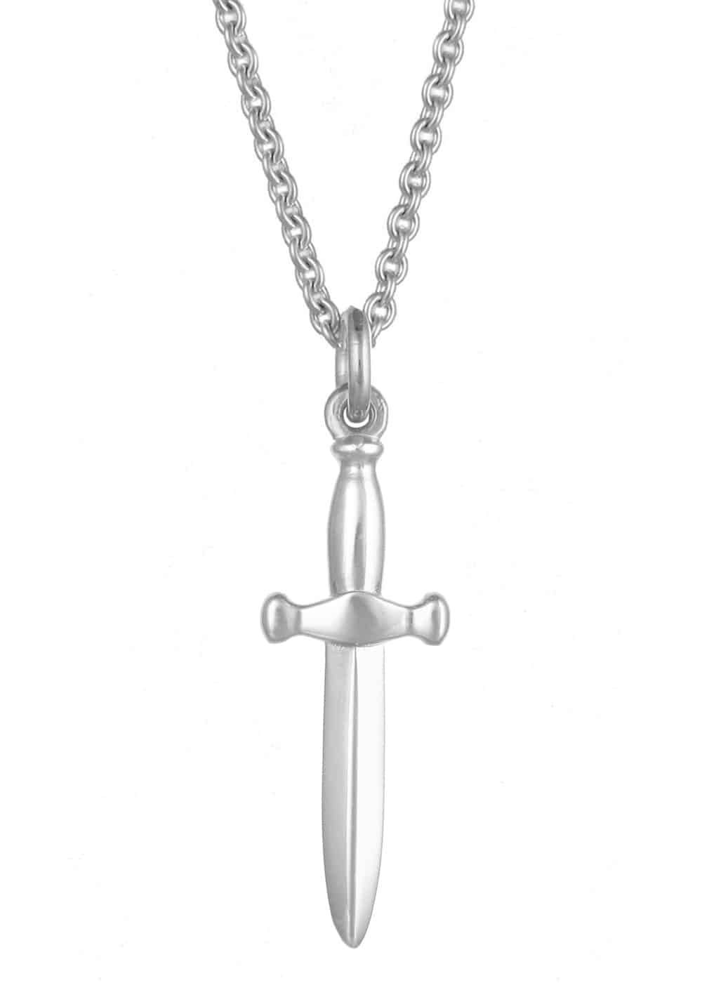 Dagger Necklace Silver | Sterling Silver & Gold Vermeil Jewellery ...