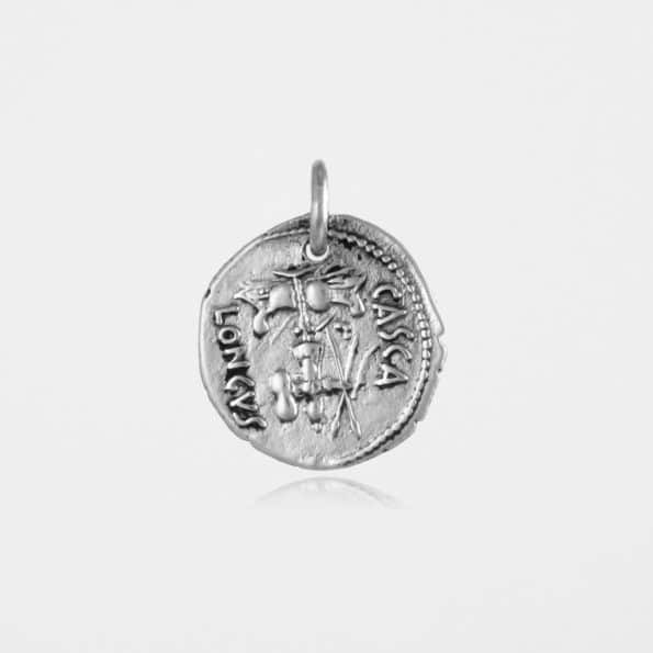 Brutus Coin Pendant Silver
