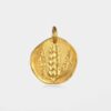 Demeter Coin Pendant Gold Vermeil