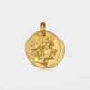 Demeter Coin Pendant Gold Vermeil