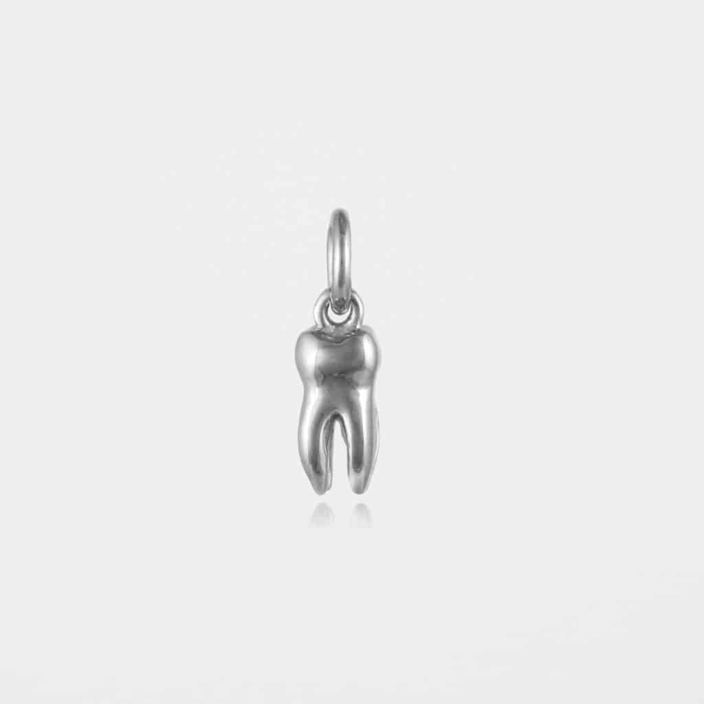 Small Tooth Pendant Silver