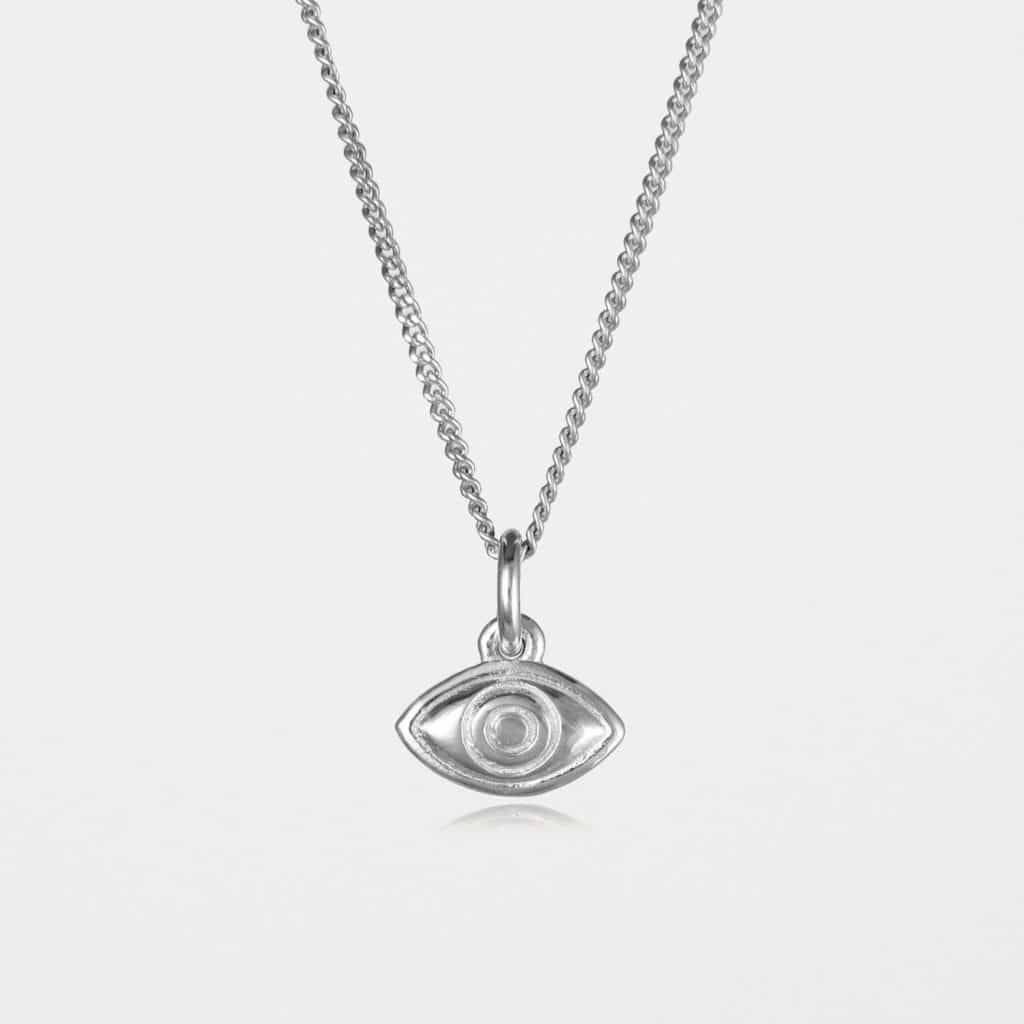 Eye Necklace Silver