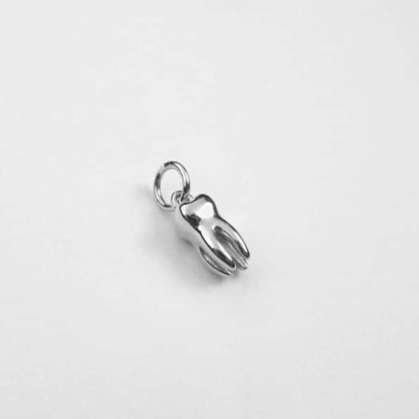 Small Tooth Pendant Silver
