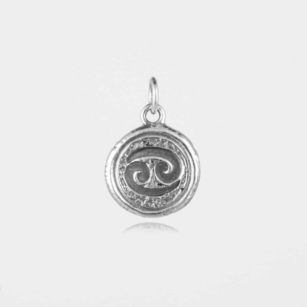 Cancer Star Sign Pendant Silver