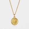 Libra Star Sign Necklace Gold Vermeil