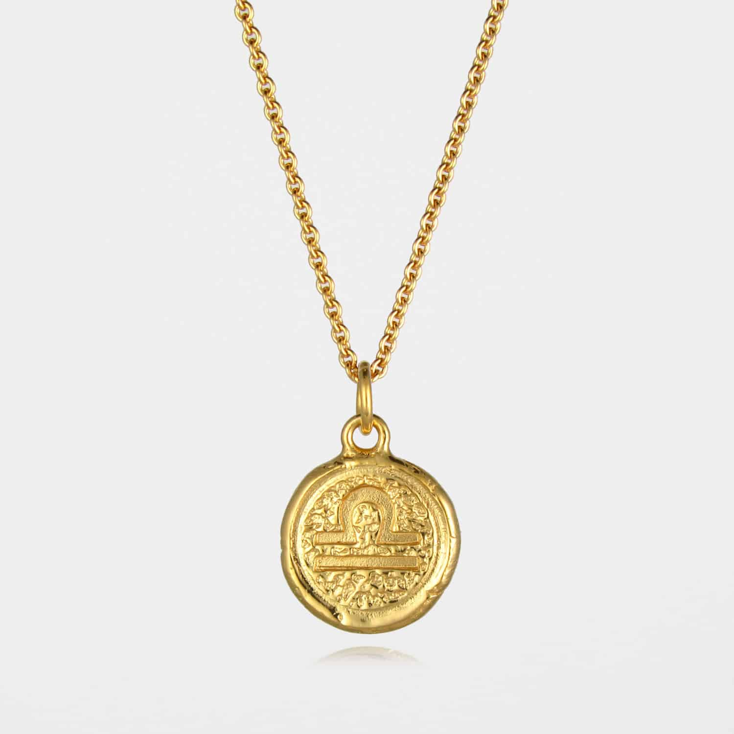 Libra Star Sign Necklace | Sterling Silver & Gold Vermeil Jewellery ...