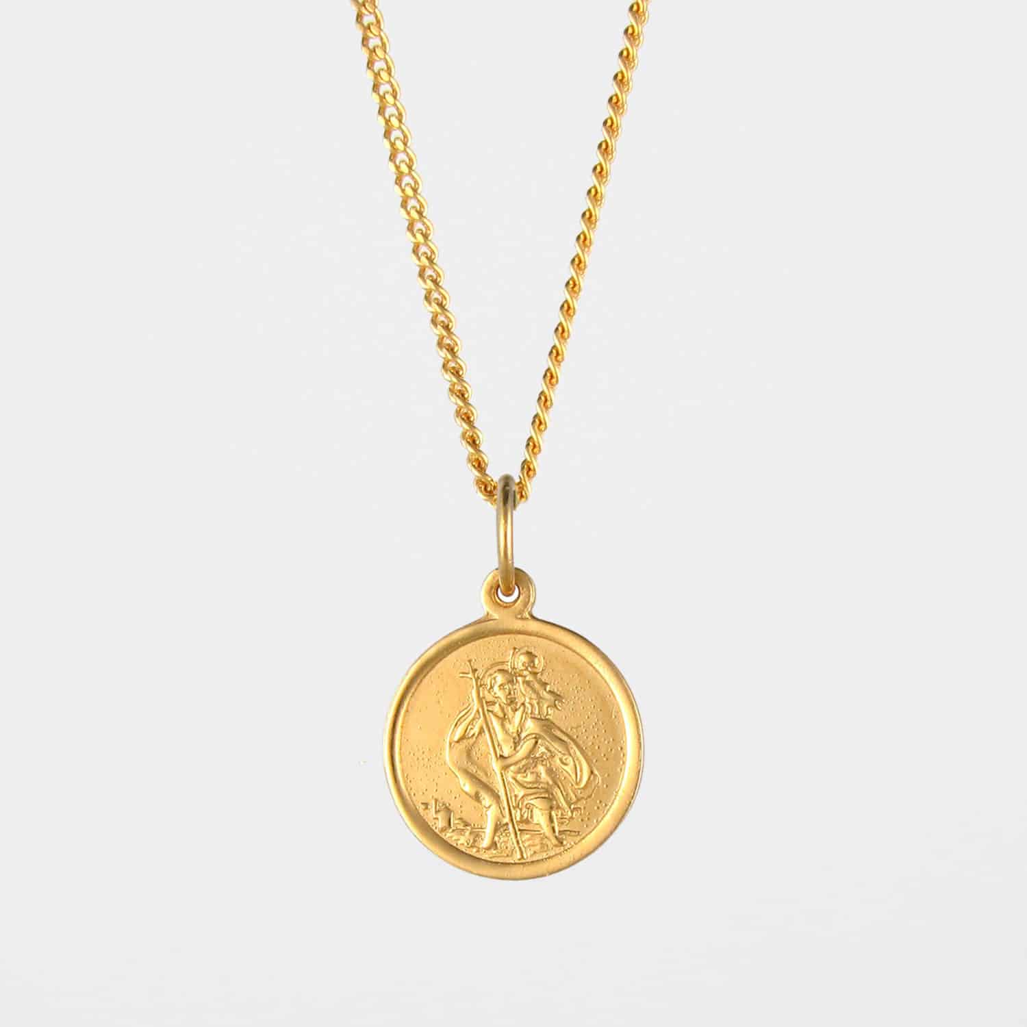 St Christopher Necklace | 9ct Solid Gold – Meadowlark Jewellery